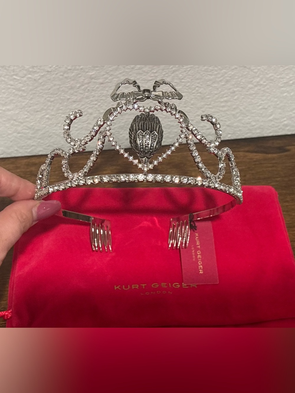 Kurt Geiger Silver Tone Tiara